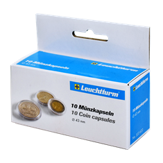 43mm - Coin Capsules (pack of 10)