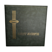 MA1 - Deluxe Mint Sheet Album,  100 Sheets (Black)