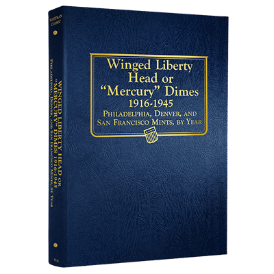 Mercury Dime Album 1916-1945