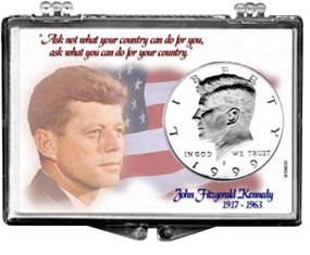 Kennedy Half Dollar - Flag