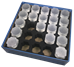 500oz Medallion Tube Monster Box with Foam Insert - Holds 25 Tubes