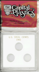 Steel Cents of 1943 (No Dates)