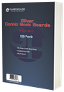 Silver Wide Comic Book Boards (7 1/8 x 10 1/2) - 100 Pack