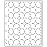 48 slots ENCAP Clear Coin Capsules Pages 24/25mm (Fits Guardhouse S, Airtite A)