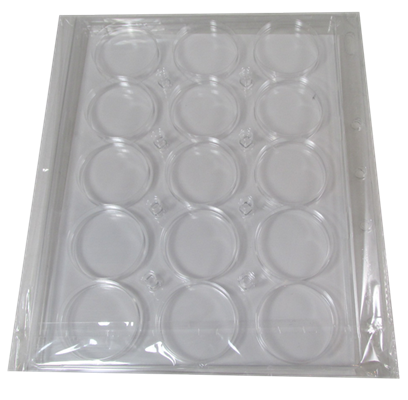 15 slots ENCAP Clear Coin Capsules Pages (Fits Guardhouse XL, Ligththouse 44/45, Airtite I)