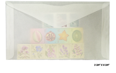 #6 Glassine Envelopes - Qty: 1000