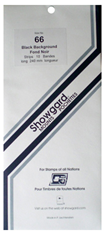 Showgard Mounts - 240mm Strips (Black) - 66x240mm