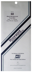 Showgard Mounts - 240mm Strips (Black) - 68x240mm