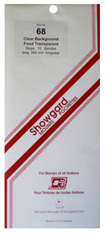 Showgard Mounts - 240mm Strips (Clear) - 68x240mm