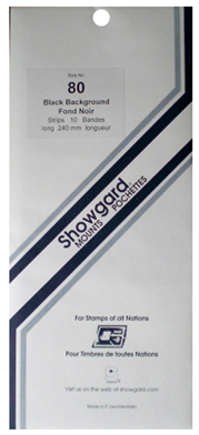 Showgard Showgard Mounts - 240mm Strips (Black) - 80x240mm