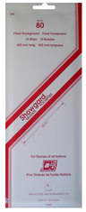 Showgard Showgard Mounts - 240mm Strips (Clear) - 80x240mm