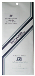 Showgard Showgard Mounts - 240mm Strips (Black) - 82x240mm