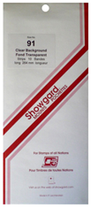 Showgard Showgard Mounts - 264mm Strips (Clear) - 91x264mm