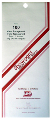 Showgard Showgard Mounts - 240mm Strips (Clear) - 100x240mm