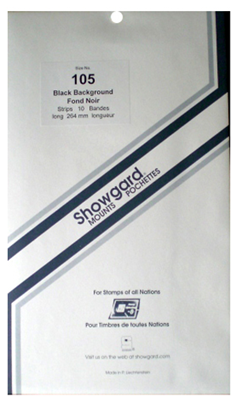 Showgard Showgard Mounts - 264mm Strips (Black) - 105x264mm