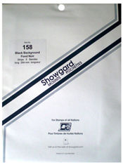 Showgard Showgard Mounts - 264mm Strips (Black) - 158x264mm