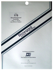 Showgard Showgard Mounts - 264mm Strips (Black) - 175x264mm