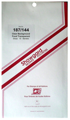 187x144 Showgard Blocks, Strips and Souvenir Sheets (Clear)