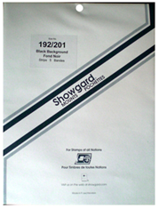 192x201 Showgard Blocks, Strips and Souvenir Sheets (Black)