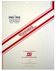 192x201 Showgard Blocks, Strips and Souvenir Sheets (Clear)