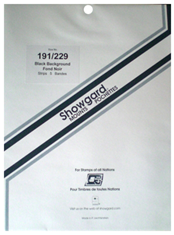 191x229 Showgard Blocks, Strips and Souvenir Sheets (Black)