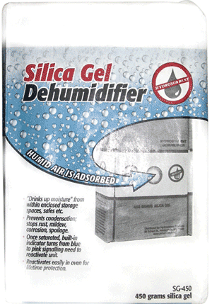 450 Gram Hydrosorbent Silica Gel Dessicant Dehumidifier