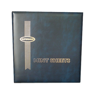 MA1 - Deluxe Mint Sheet Album, 100 Sheets (Blue)