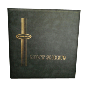 MA1 - Deluxe Mint Sheet Album,  100 Sheets (Black)