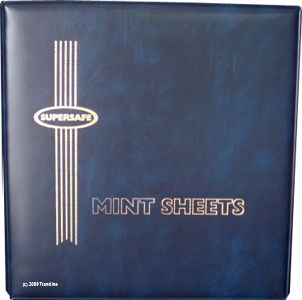 Deluxe Mint Sheet Binder Only (Blue)