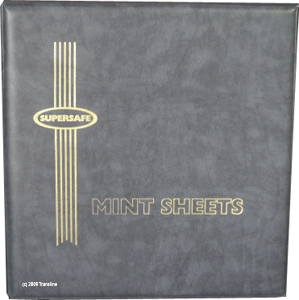 Deluxe Mint Sheet Binder Only (Grey)