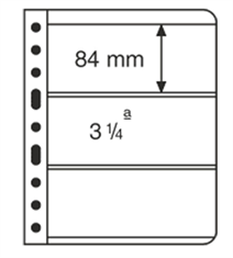 3 Pocket VARIO Sheets, Clear - VARIO3C