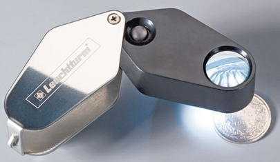 Pocket Magnifier with LED