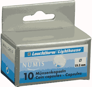 19.5mm - Coin Capsules (pack of 10)