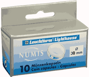 30mm - Coin Capsules (pack of 10)
