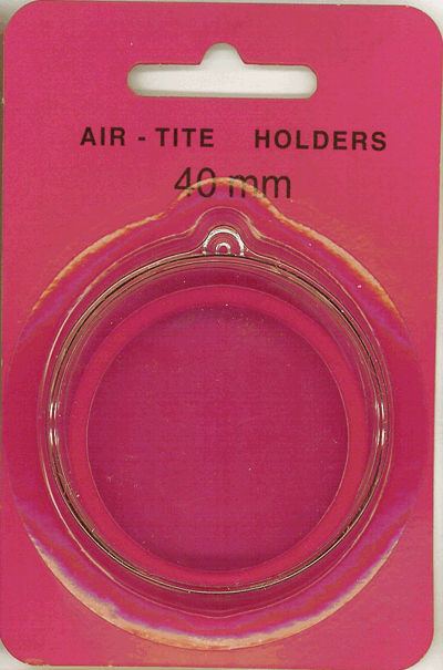 Air Tite 40mm Retail Package Holders - Holiday Ornament Red