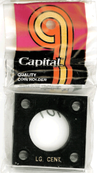 Capital Plastics 144 Coin Holder - Large Cent