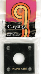 Capital Plastics 144 Coin Holder - Indian Cent