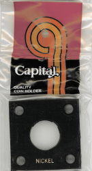 Capital Plastics 144 Coin Holder - Nickel
