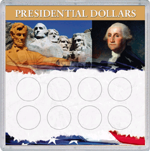 Presidential Dollar Frosty Case - 8 Holes