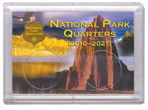National Parks Rock and Eagle Design Frosty Case - 2 Hole
