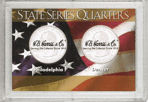 State Quarters P&D Frosty Case - 2 Hole