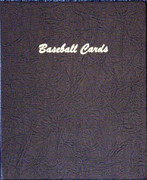 Baseball Cards 15 pages vinyl 4 pockets