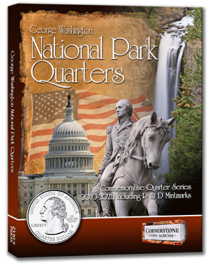 Coin Album - National Park Quarters Album 2010-2021. P&D
