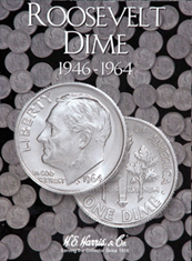 Roosevelt Dimes Folder #1 1946-1964