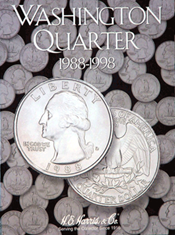 Washington Quarters Folder #4 1988-1998