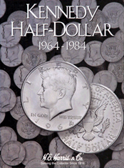 Kennedy Half Dollar Folder #1 1964-1984
