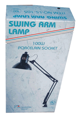 Swing Arm Lamp with Table Clamp