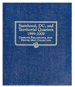 Statehood Quarters Album, 1999-2009, P&D with U.S. Territories and District of Columbia