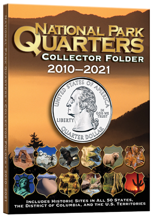 4 Color National Park Quarters Folder  5 3/4 x 7 3/4-1MM