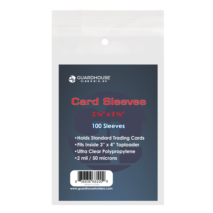 Shield Sleeve for Standard Trading Cards - (Penny Sleeves)